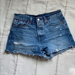 Levi’s button fly shorts